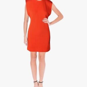 Free People Orange Sheath Mini Dress Cap Sleeve